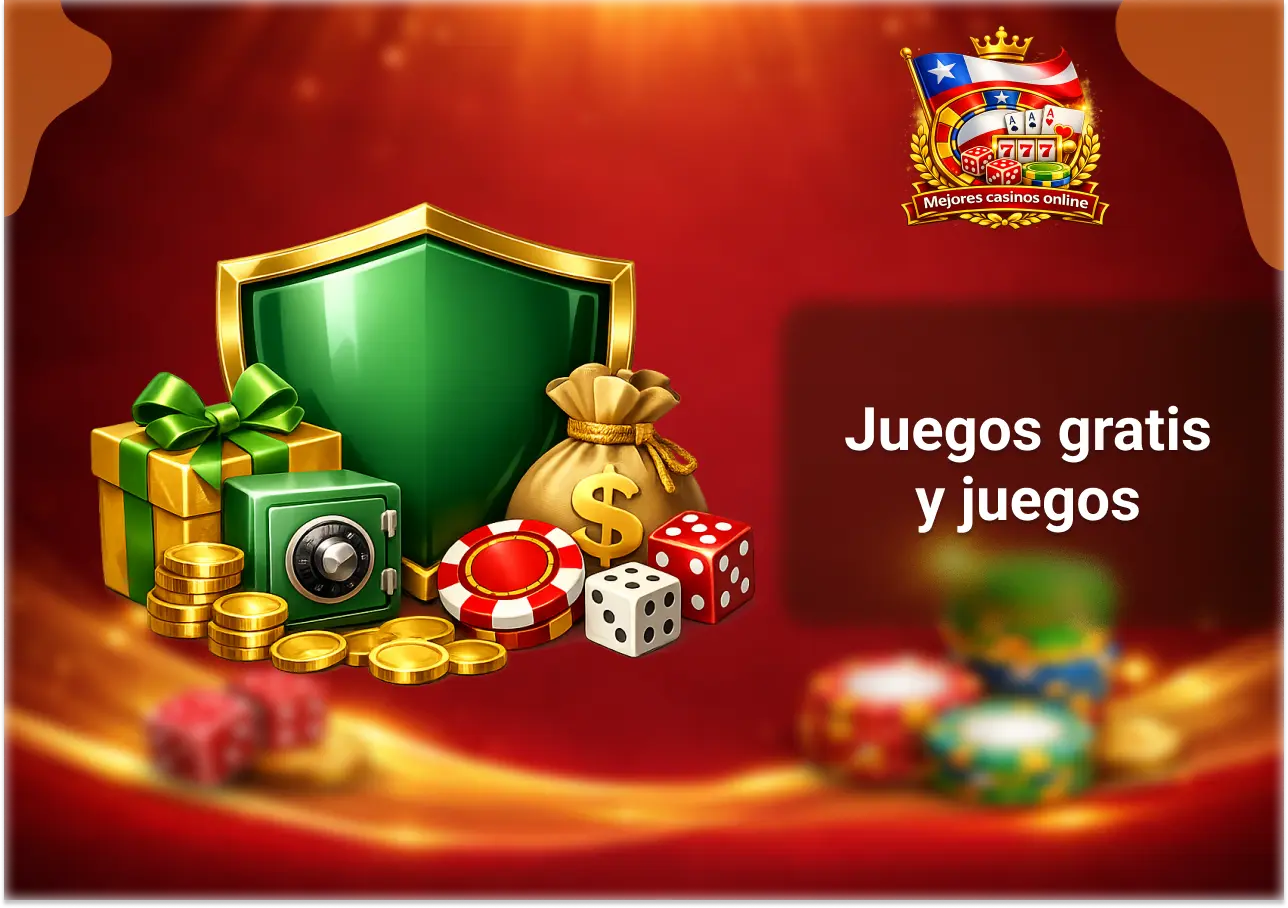 Juegos gratis y con dinero real en casinos online en Chile con bonos y apuestas seguras